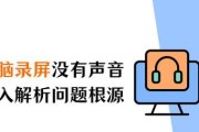 电脑录屏无声音问题如何解决？