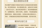 清洗热水器排气阀的方法（学会清洗热水器排气阀，延长使用寿命）