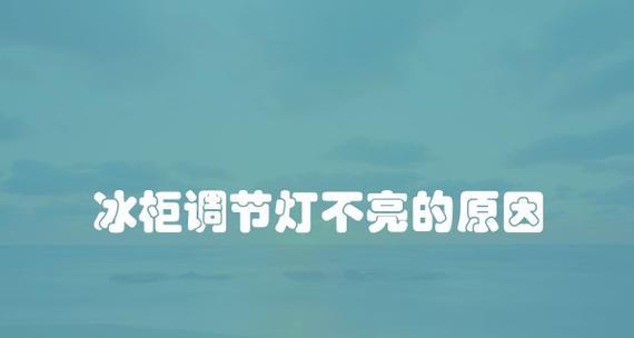 冰柜灯不亮的维修方法（解决冰柜灯不亮的实用技巧）