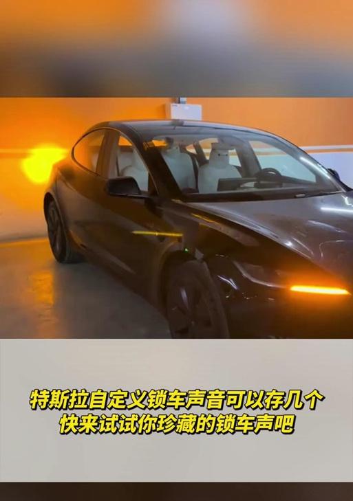 特斯拉电脑如何设置锁车提醒声音？