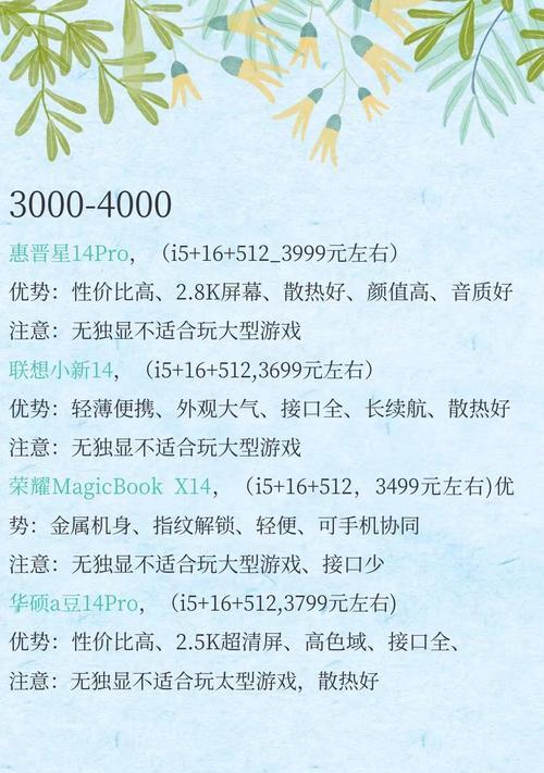 金融专业学生适合哪款笔记本电脑？选购建议是什么？