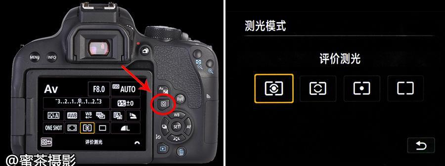 佳能测光后调整曝光的步骤是什么？