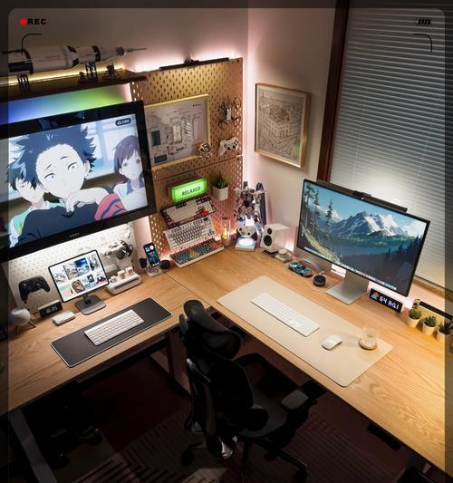 小桌子如何合理摆放显示器和主机？