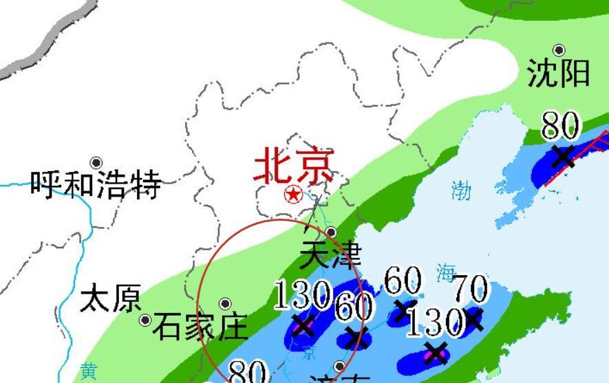 河北降雨中心已定！今晚至明天8月6号天气预报，大雨暴雨分布如下
