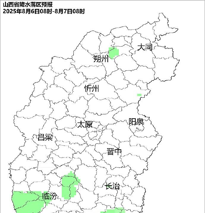 山西降雨中心已定！今晚至明天8月6号天气预报，大雨暴雨分布如下
