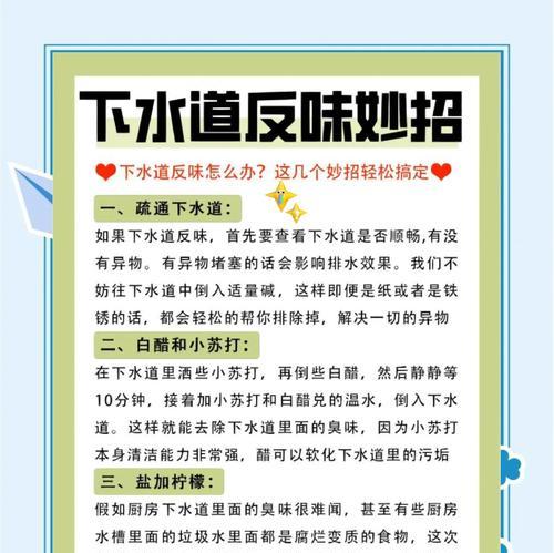 消除洗衣机下水道反味的有效方法（解决洗衣机下水道异味问题的实用技巧）