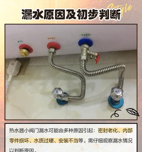 热水器冷水阀门漏水的原因及解决办法（了解漏水原因，有效修复热水器冷水阀门漏水问题）
