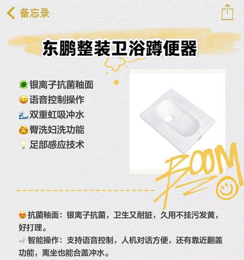 如何选择适合的蹲便器（优质蹲便器的特点及选购要点）
