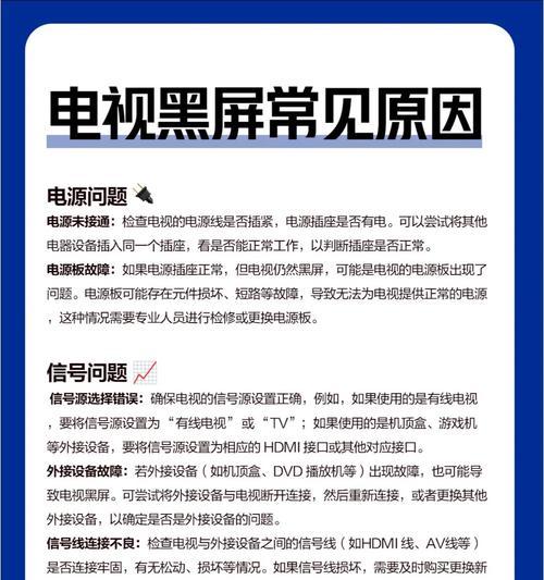 电视机不通电的问题与解决方法（了解电视机不通电的原因及如何自行处理）