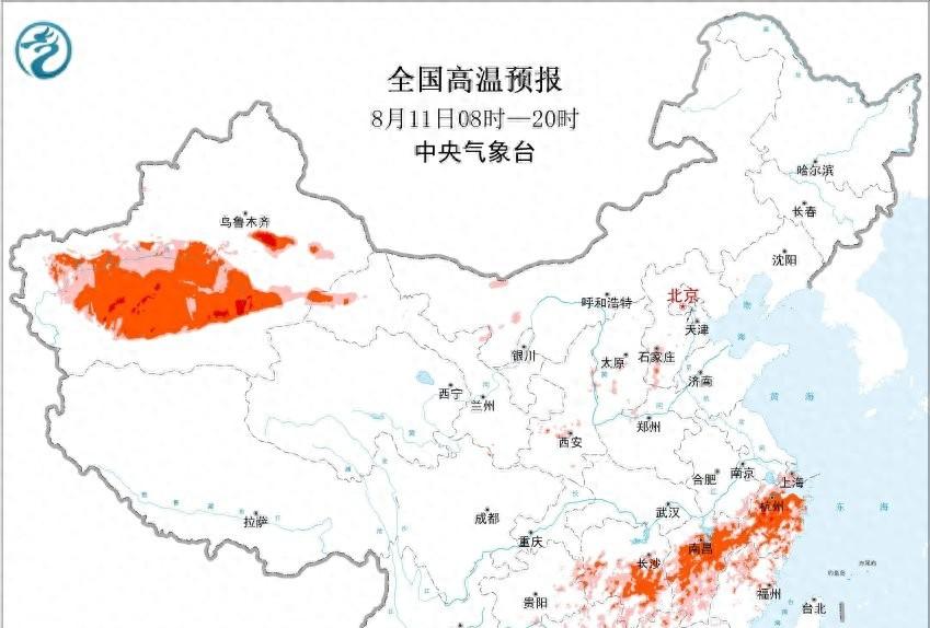 江西！高温中心已确定！明天8月12号~14号天气预报，高温分布如下