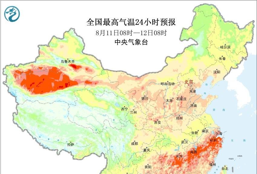 江西！高温中心已确定！明天8月12号~14号天气预报，高温分布如下