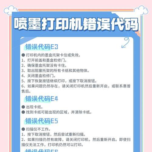 如何修复打印机扫描错误（解决常见的打印机扫描问题）