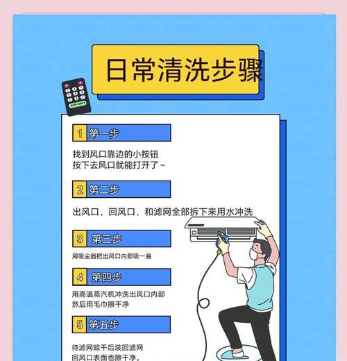 如何清洗客厅空调，享受清新空气（快速清洁客厅空调）